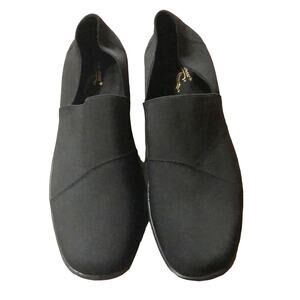 Easy Street Comfort Wave Trance Black Wedge Shoes Woman Size 10
